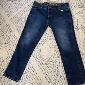 Lee Men's Dark Blue Straight Jeans